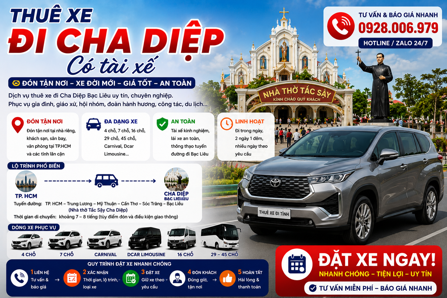 Thuê xe đi Cha Diệp có tài xế Thuê xe đi Cha Diệp có tài xế